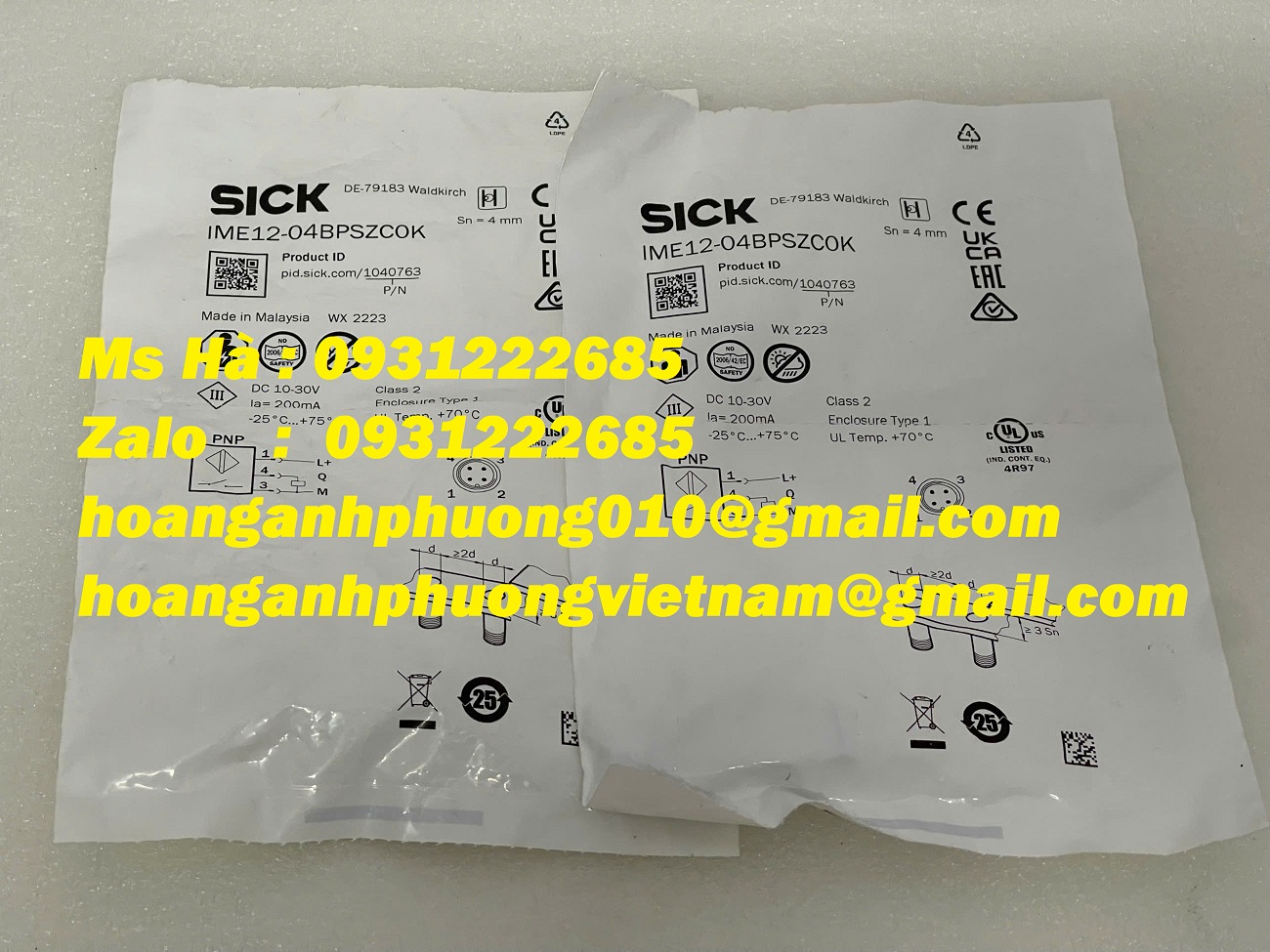 Sensor Sick IME12-04BPSZC0K giá tốt toàn quốc - Bình Dương